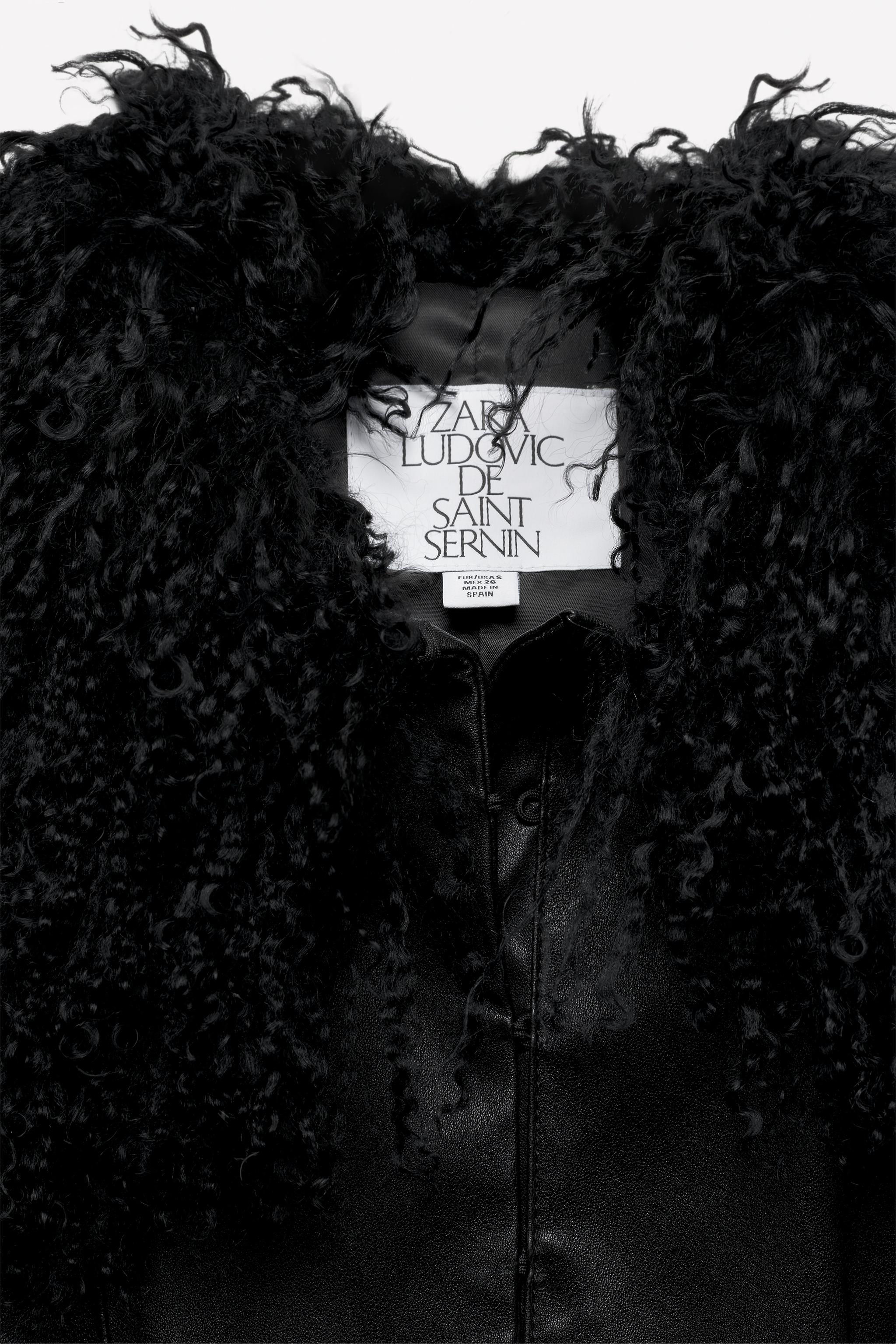 FITTED LEATHER JACKET LUDOVIC DE SAINT SERNIN x ZARA